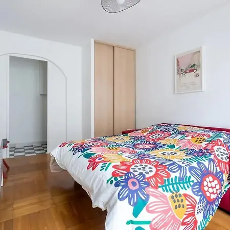 Daire Cosy, Montparnasse-pte Versailles-tour Eiffel *