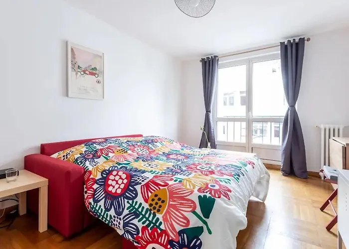 Cosy, Montparnasse-pte Versailles-tour Eiffel アパート パリ
